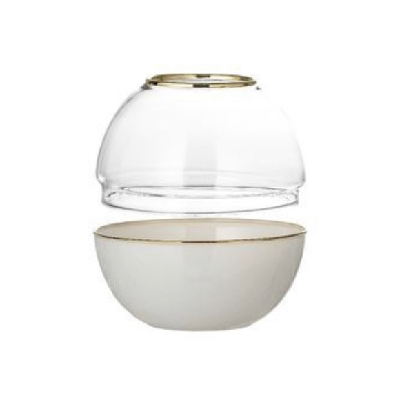 Bloomingville Elegant Dome Glass Vase - Picture 2 of 5